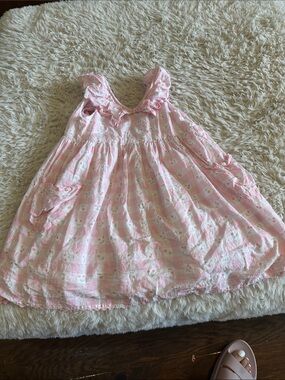 Catherine Malandrino Girls Pink Floral Sundress